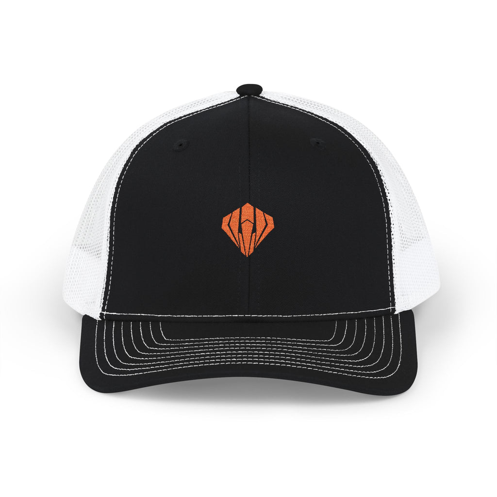 Claw Authority - Orange Shield Trucker Cap