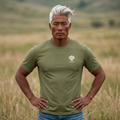 Claw Authority - Olive Emblem Moisture-Wicking Tee