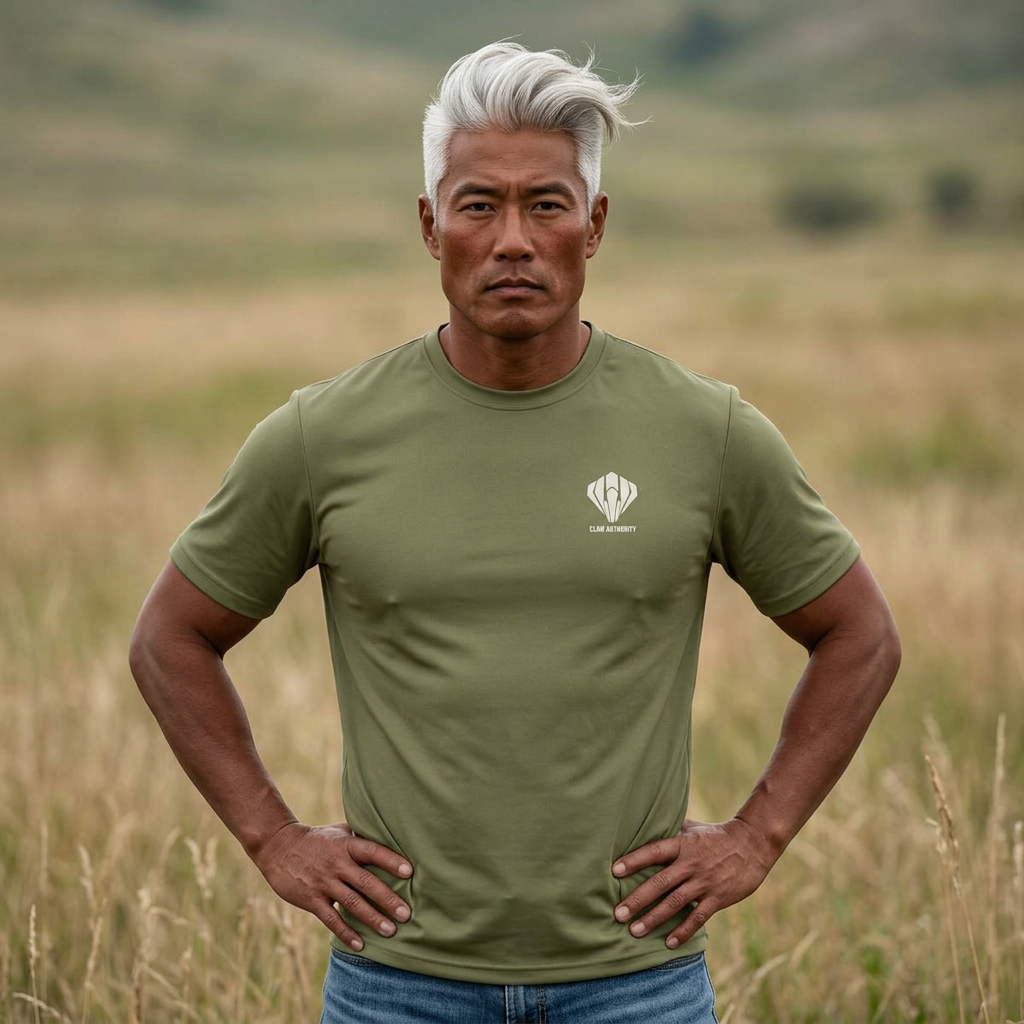 Claw Authority - Olive Emblem Moisture-Wicking Tee